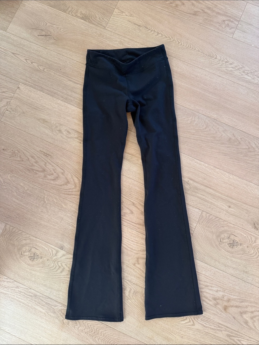 ALO Yoga Black Wide Leg Yoga Pants